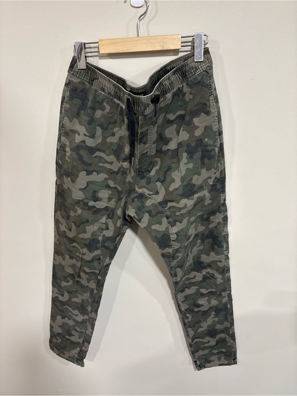 Zanerobe Camo Jogger Pants in Green and Gray